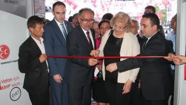 MHP Konya seçim bürosu açtı