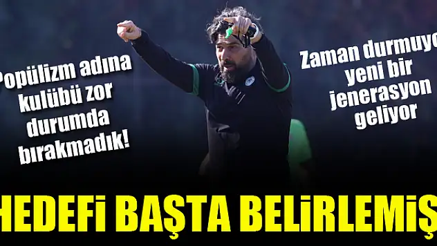 İlhan Palut, popülizme karşı! Konyaspor'u zor durumda bırakacak hamleler yapmadık...