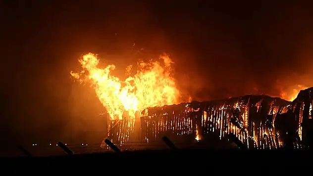 Eskişehir Organize Sanayi Bölgesi'nde yangın