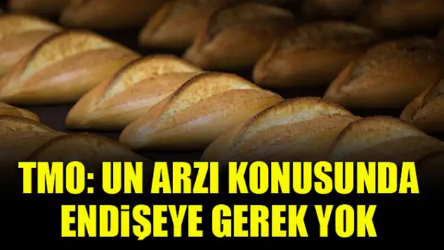 TMO: Un arzı konusunda endişeye gerek yok