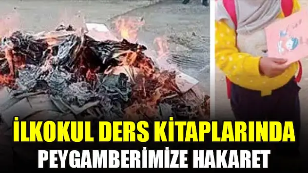 İlkokul ders kitaplarında peygamberimize hakaret