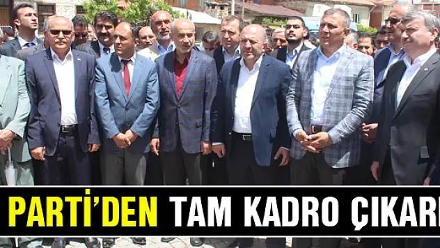 Ak Parti'den tam kadro çıkarma