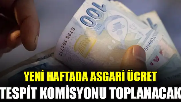 Yeni haftada Asgari Ücret Tespit Komisyonu toplanacak