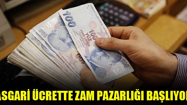 Asgari ücrette zam pazarlığı başlıyor