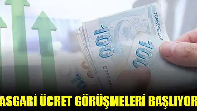 Asgari ücret görüşmeleri başlıyor