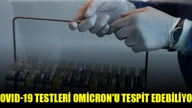 COVID-19 testleri Omicron'u tespit edebiliyor