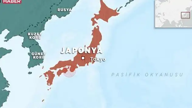 Japonya'da 5,4 büyüklüğünde deprem