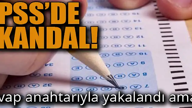 Cevap anahtarıyla yakalanıp aklandı