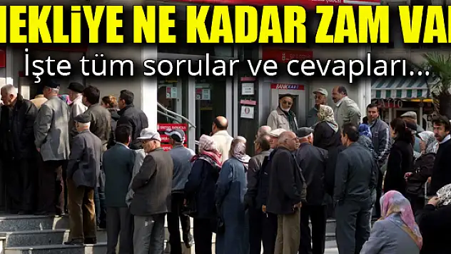 Emekliye ne kadar zam var?
