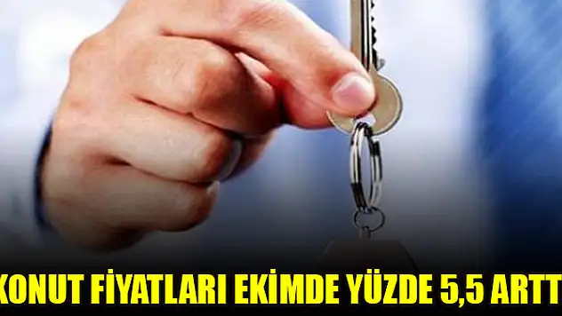 Konut fiyatları ekimde yüzde 5,5 arttı