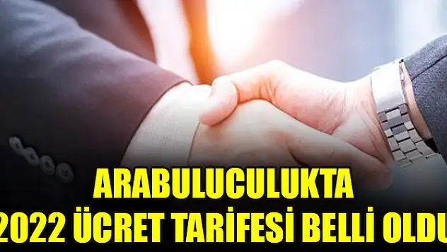 Arabuluculukta 2022 ücret tarifesi belli oldu