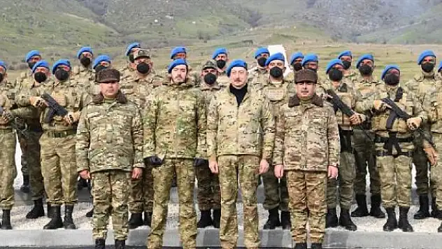 Aliyev 60'ıncı doğum gününde Şuşa'daydı