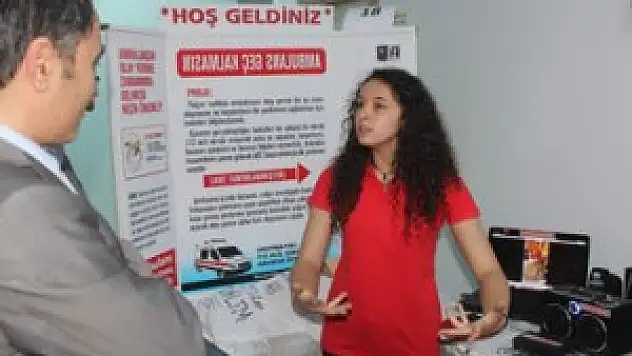 Lise öğrencisinden 'Ambulans Geç Kalmasın' projesi