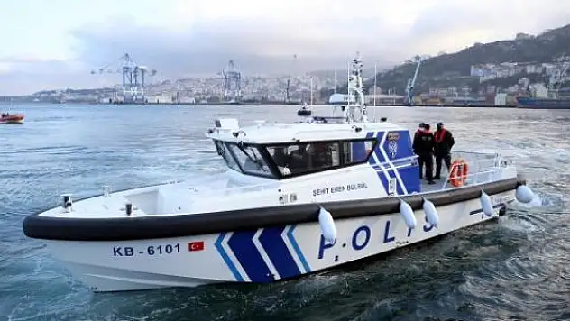 Şehit Eren Bülbül karakol botu Trabzon'da hizmete başladı
