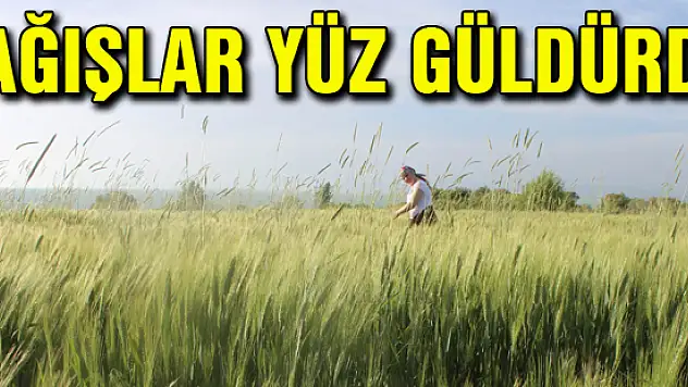 Yağışlar yüz güldürdü