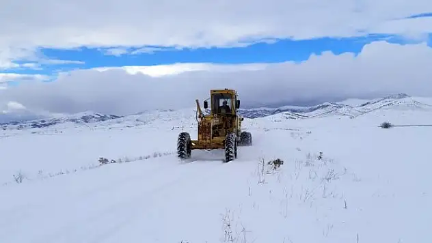 Gümüşhane'de kar yağışı