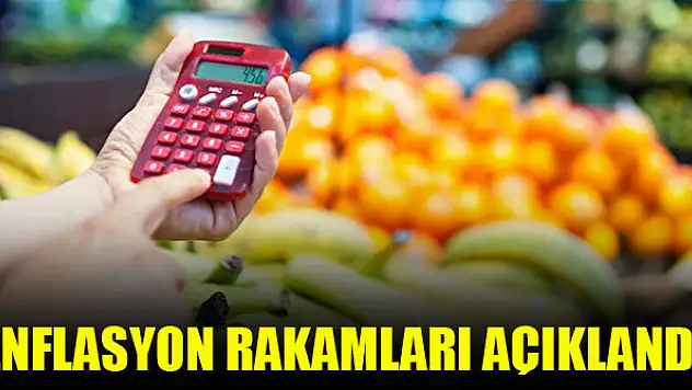 Enflasyon rakamları açıklandı