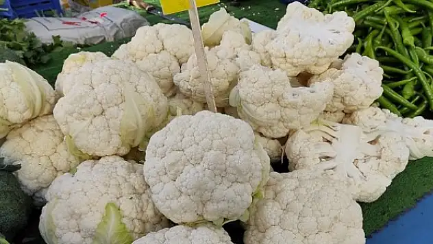 En çok ucuzlayan ürün yüzde 26,36'lık düşüşle karnabahar oldu