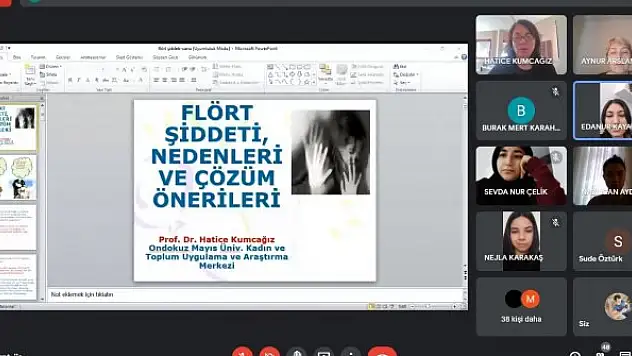 Üniversite öğrencilerden 'Şiddetin Farkında Ol' çağrısı