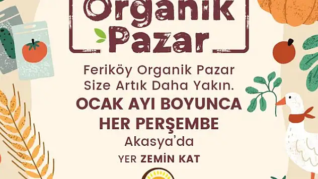 Organik ürünler her perşembe tüketiciyle buluşacak  