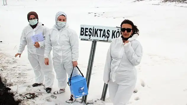 Korona savaşçılarının karla mücadelesi