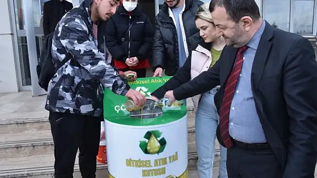 Bitkisel atık yağlar geri dönüşüme kazandırılıyor