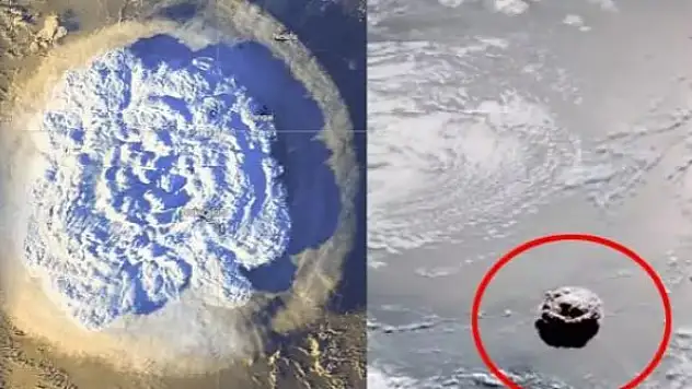 Uzaydan bile göründü: Tonga'da yanardağ patladı, tsunami dalgaları kıyılara vurdu