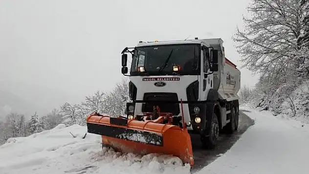 Karla mücadelede 10 ekip sahada