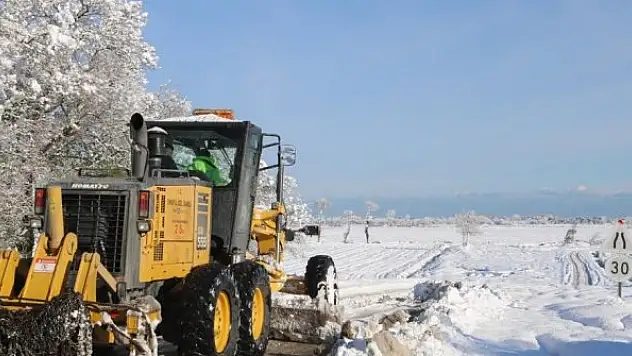 Sinop'ta kapalı köy yolları açılıyor