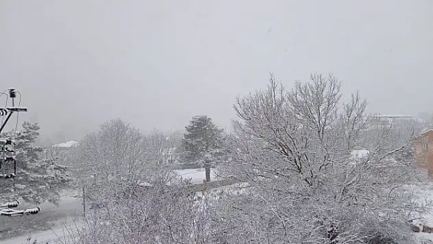 Yaylalar beyaza büründü