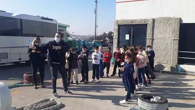 Çocuklar eğlenerek geri dönüşüm bilinci kazanıyor