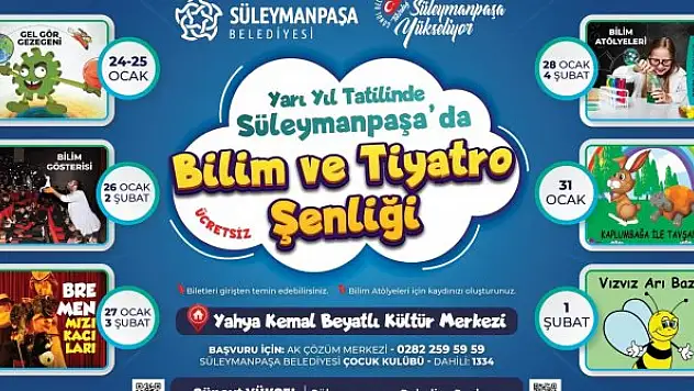Yarıyıl tatili dolu dolu geçecek