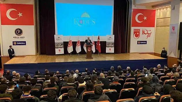 Numan Kurtulmuş '2022 Kudüs Yılı' açılış programında konuştu