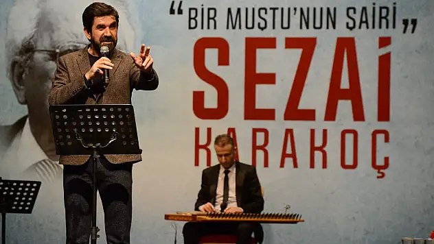 Usta şair şiirleriyle anıldı