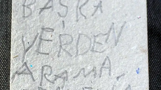 Oğluna not bırakıp intihar etti