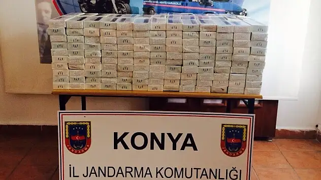 Jandarma 4 bin paket kaçak sigara ele geçirildi
