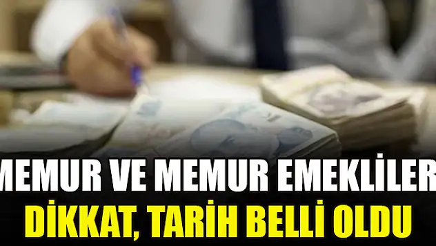 Memur ve memur emeklileri dikkat, tarih belli oldu: Bin lira fark yatacak