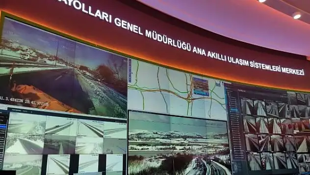 Karayolları Genel Müdürlüğü, güncel yol durumunu 7/24 takip ediyor