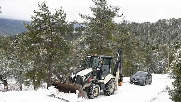 Konyaaltı yaylarında 'kar' seferberliği