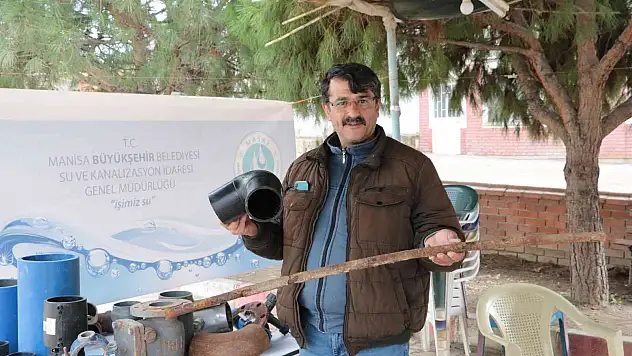 Yıllardır su içtikleri boruları görünce şaşkınlıklarını gizleyemediler