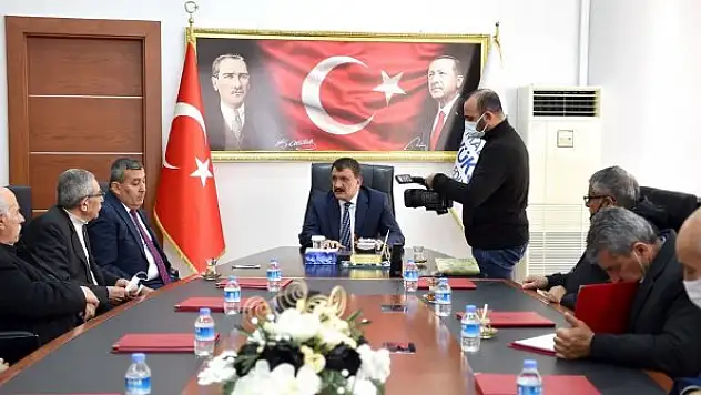 Başkan Gürkan, muhtarları kabul etti