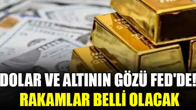 Dolar ve altının gözü Fed'de! Rakamlar belli olacak