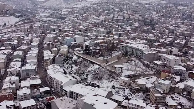 Kestel'de kar yağışı sonrası kartpostallık görüntüler