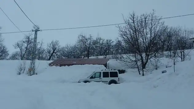Tunceli'de 151 köy yolunda karla mücadele sürüyor