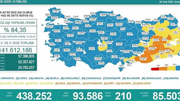 Düzce aşılamada yüzde 77.2'ye ulaştı