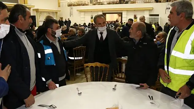 Kılınç'tan karla mücadele eden personellerine teşekkür