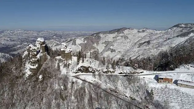 Kar, güzelliğine güzellik kattı
