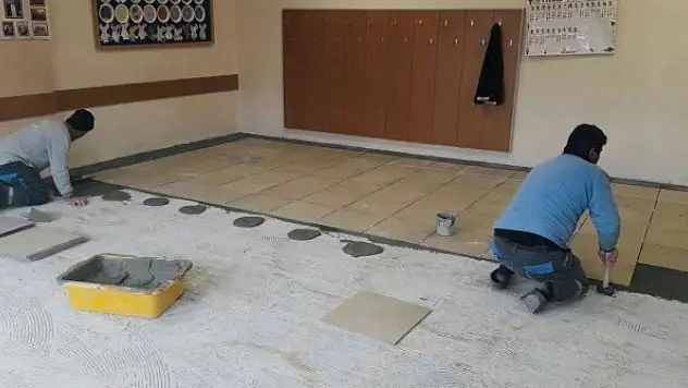 Körfez'deki okullara bakım desteği