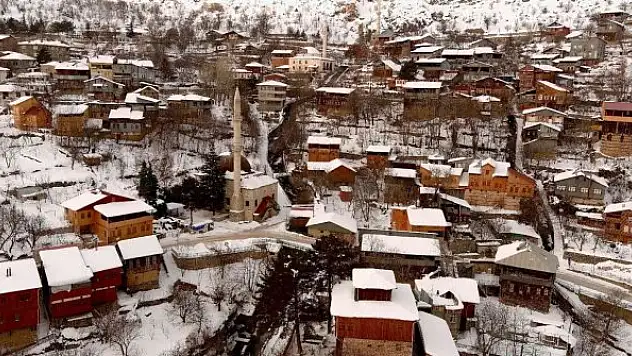 Erzincan'da kartpostallık kış fotoğrafları