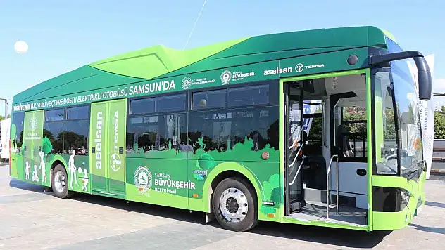 Samsun'a elektrikli otobüs dönemi nisanda başlıyor